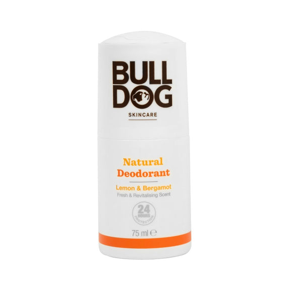 BULL DOG LEMON & BERGAMOT NATURAL ROLL ON DEODORA