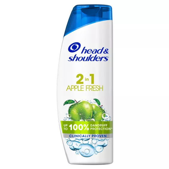 Head & Shoulders Apple Fresh 2in1 Anti-Dandruff Shampoo and Conditioner For Dry Hair And Scalp-400ML