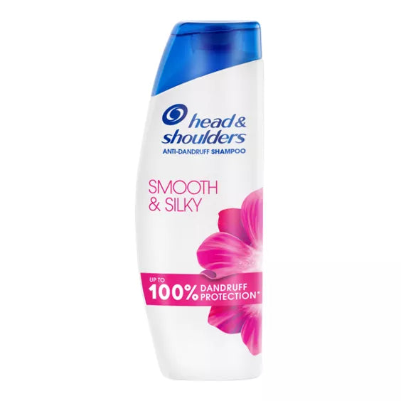 Head & Shoulders Smooth & Silky Anti-Dandruff Shampoo for Frizzy Hair-400ML