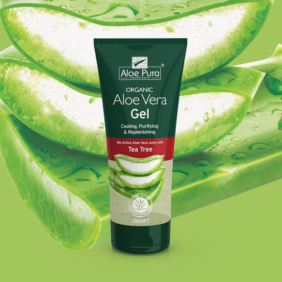 ALOE PURA ALOE VERA GEL WITH TEA TREE 200 ml