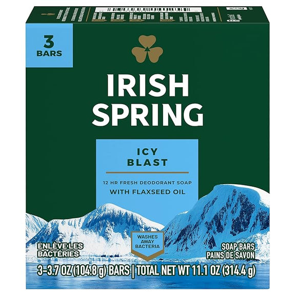 Irish Spring Bath Bar, Icy Blast