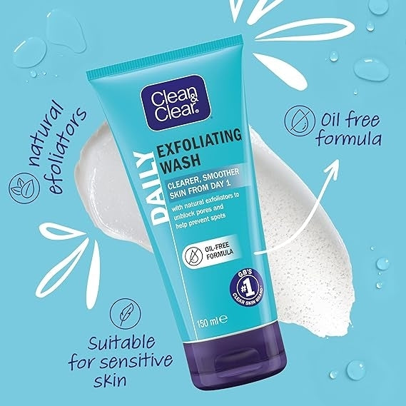 CLEAN & CLEAR  Daily Exfoliating Wash-150 ML