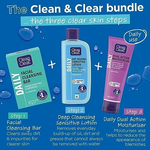 CLEAN & CLEAR Dual Action Moisturiser-100 ML