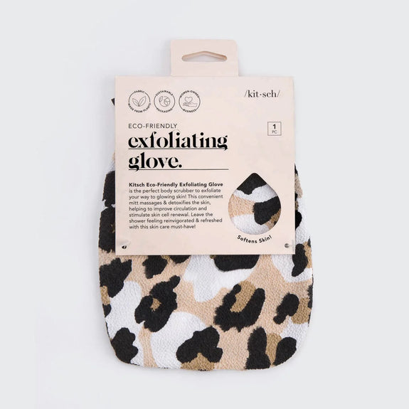 KITSCH Leopard Exfoliating Glove