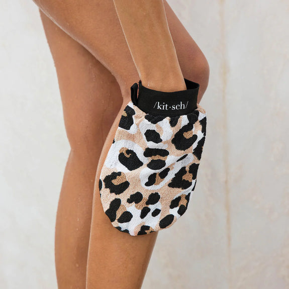 KITSCH Leopard Exfoliating Glove