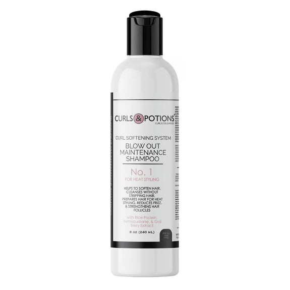 CURLS & POTIONS BLOW OUT MAINTENANCE SHAMPOO NO. 1-8 OZ