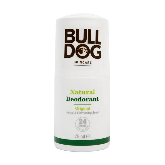 BULL DOG ORIGINAL NATURAL ROLL ON DEODORANT 75G