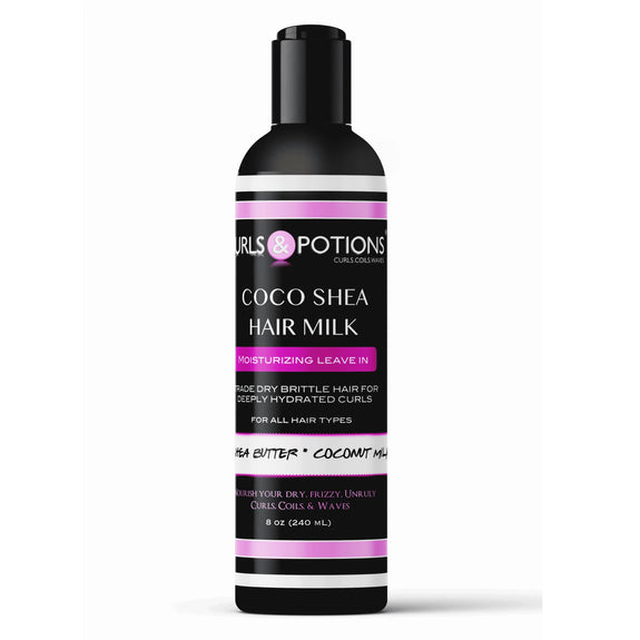 CURLS & POTIONS COCO SHEA HAIR MILK  8OZ