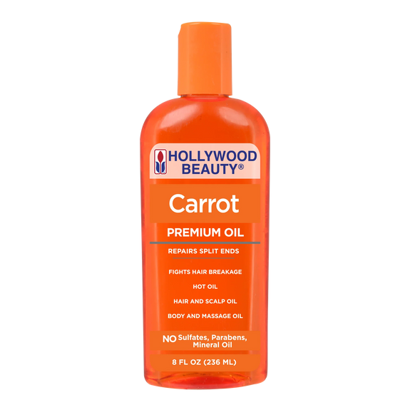 HOLLYWOOD BEAUTY SKIN AND HAIR Carrot Oil 8 OZ