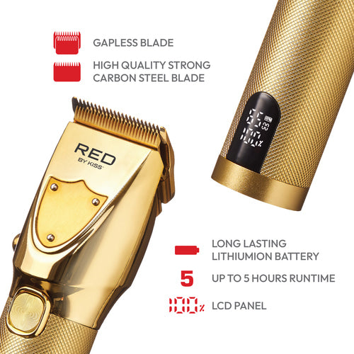 RED BY KISS: ULTRA CLEANCUT CORDLESS CLIPPER