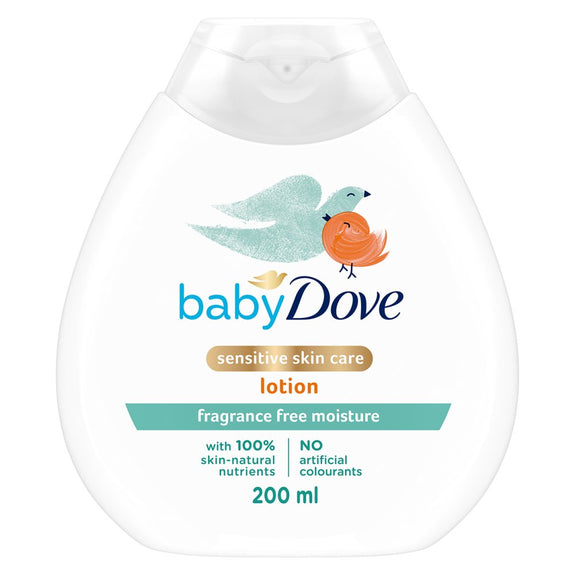 Dove Baby Lotion Sensitive Fragrance Free 200ml