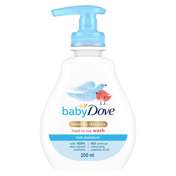 Dove Rich Moisture Baby Wash 200ml