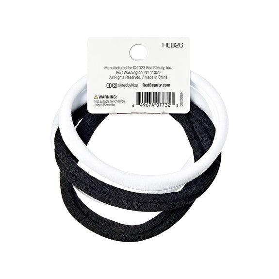 RED BY KISS Ponytail Holder Black&White LARGE