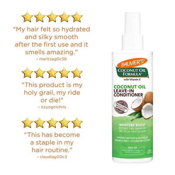 Palmer's Coconut Oil Formula Moisture Boost Leave-in Conditioner, 8.5 oz.