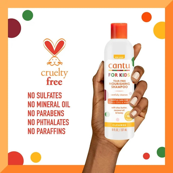 CANTU KIDS TEAR-FREE NOURISHING SHAMPOO 237ML