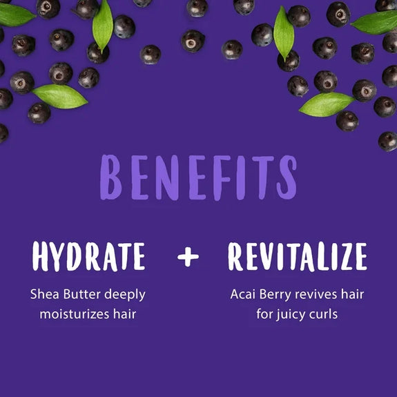 Cantu Revitalizing Conditioner with Acai Berry and Shea Butter, 13.5 fl oz.