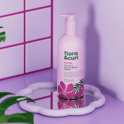 FLORA & Curl Style Me Sweet Hibiscus Twist & Braid Cream-300ML