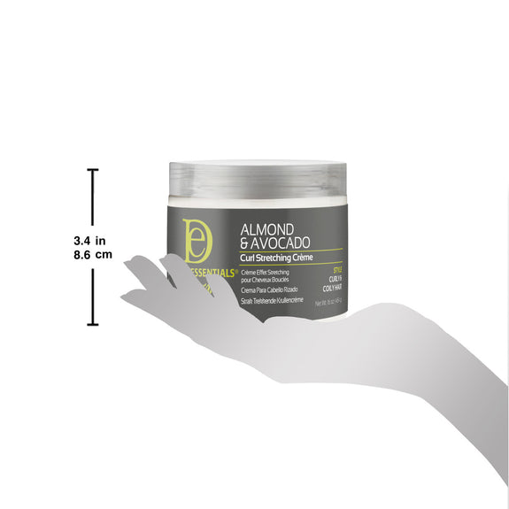 DESIGN ESSENTIALS Almond & Avocado Curl Stretching Creme-12 oz