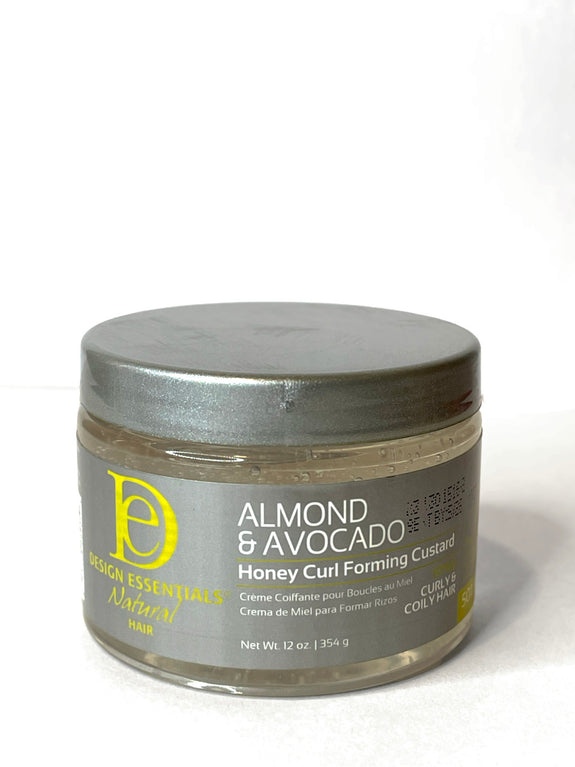 DESIGN ESSENTIALS ALMOND AVOCADO Honey Curl Forming Custard - 12oz