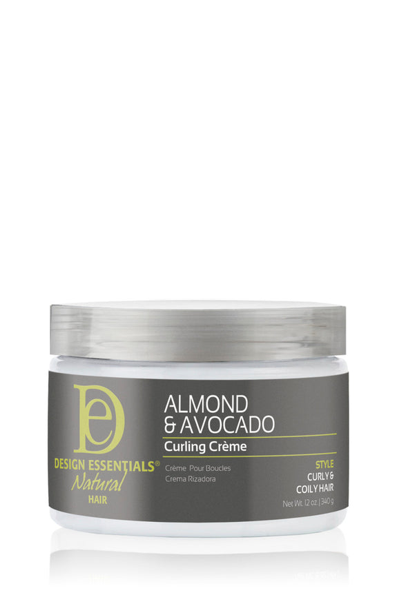 DESIGN ESSENTIALS Almond & Avocado Curling Crème-12 oz