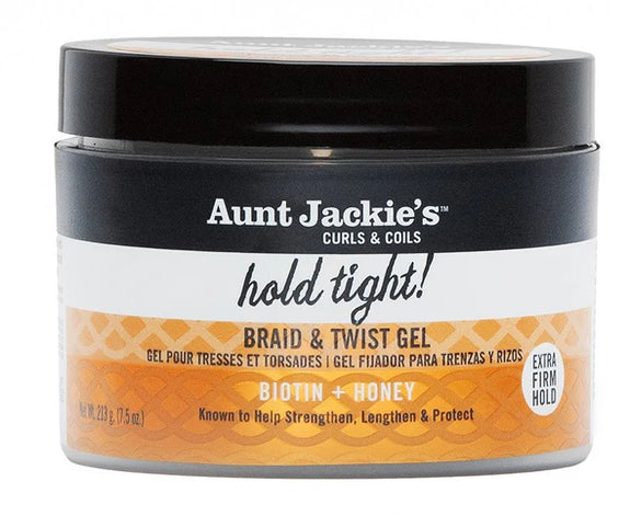 AUNT JACKIE'S Hold Tight! Braid & Twist Gel with Extra Firm Hold 7.5 OZ