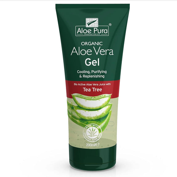 ALOE PURA ALOE VERA GEL WITH TEA TREE 200 ml