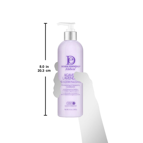 DESIGN ESSENTIALS Agave & Lavender Moisturizing & Detangling Conditioner-12 OZ