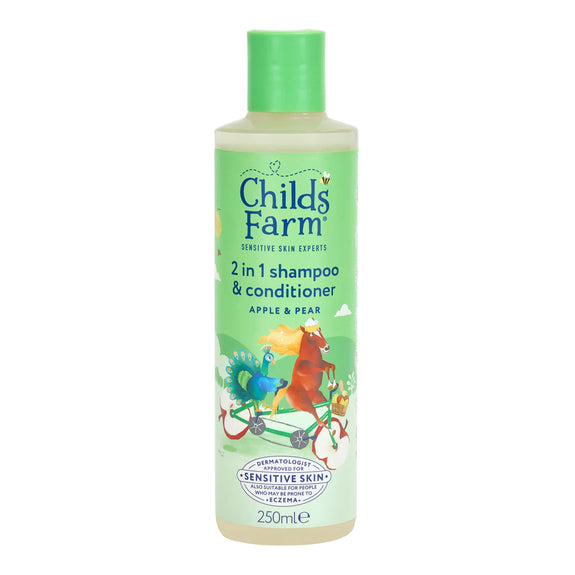 CHILD FARM SENSITIVE SKIN EXPERTS 2 IN 1 SHAMPOO & CONDITIONER APPLE & PEAR 250 ML