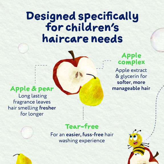 CHILD FARM SENSITIVE SKIN EXPERTS 2 IN 1 SHAMPOO & CONDITIONER APPLE & PEAR 250 ML