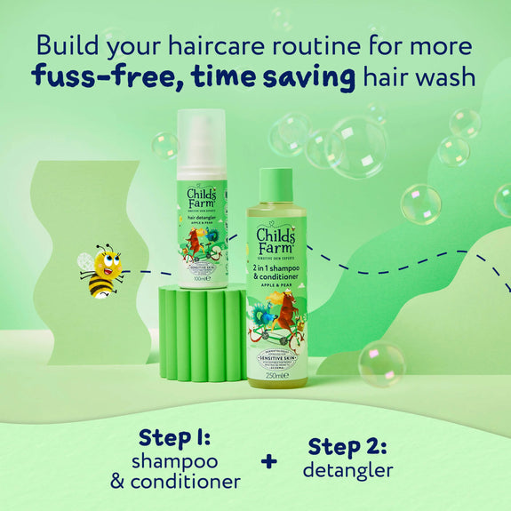 CHILD FARM SENSITIVE SKIN EXPERTS 2 IN 1 SHAMPOO & CONDITIONER APPLE & PEAR 250 ML