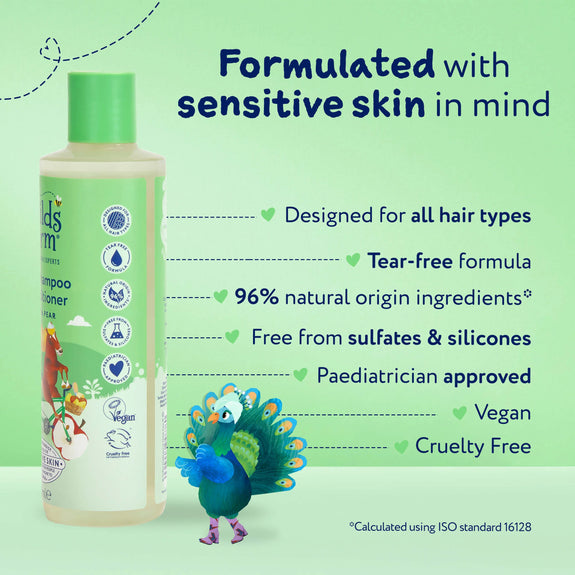 CHILD FARM SENSITIVE SKIN EXPERTS 2 IN 1 SHAMPOO & CONDITIONER APPLE & PEAR 250 ML