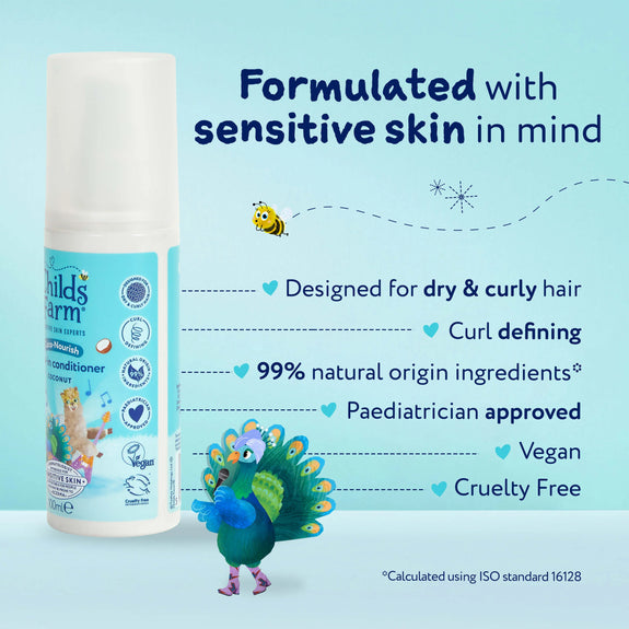 CHILD FARM SENSITIVE SKIN EXPERTS COCO NOURISH LEAVE IN CONDITIONER  SPRAY COCONUT 100 ML
