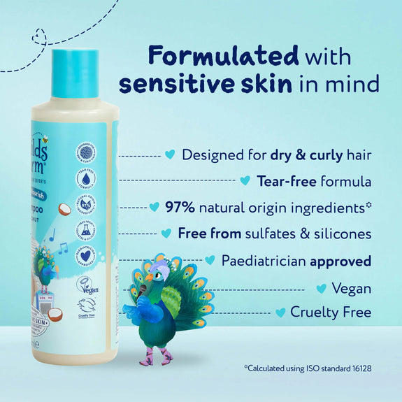 CHILD FARM SENSITIVE SKIN EXPERTS COCO NOURISH SHAMPOO COCONUT 250 ML [NEW LOOK ]