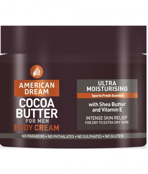 AMERICAN DREAM COCOA BUTTER BODY CREAM - MEN 500ML