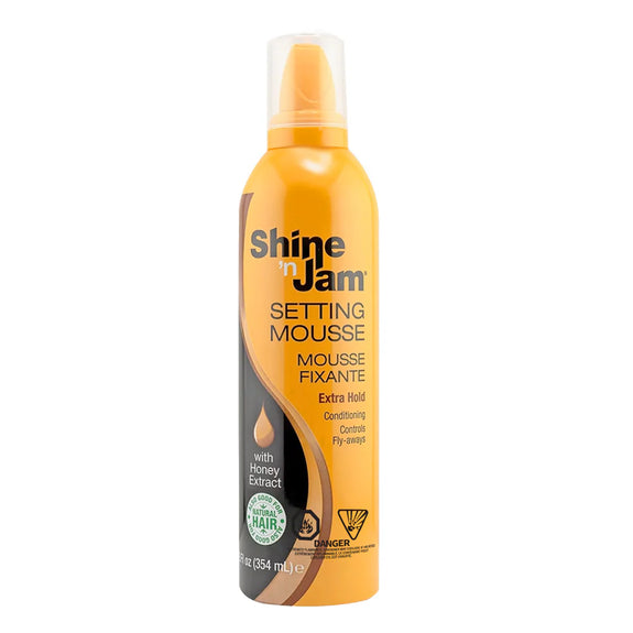 SHINE 'N JAM SETTING MOUSSE EXTRA HOLD 12 OZ
