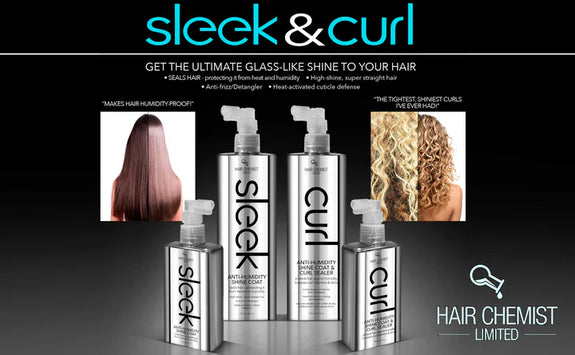 Hair Chemist SLEEK Anti Humidity Shine Coat & Curly Sealing Spray 88.7ml/3oz