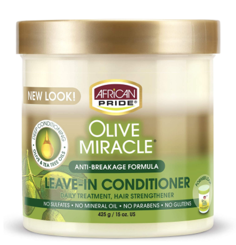 AFRICAN PRIDE OLIVE MIRACLE LEAVE-IN CONDITIONER, 15OZ