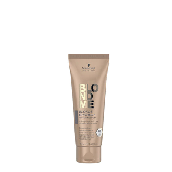 SCHWARZKOPF BLOND ME RESTORING BALM CREAM FOR SPLIT ENDS 75ML