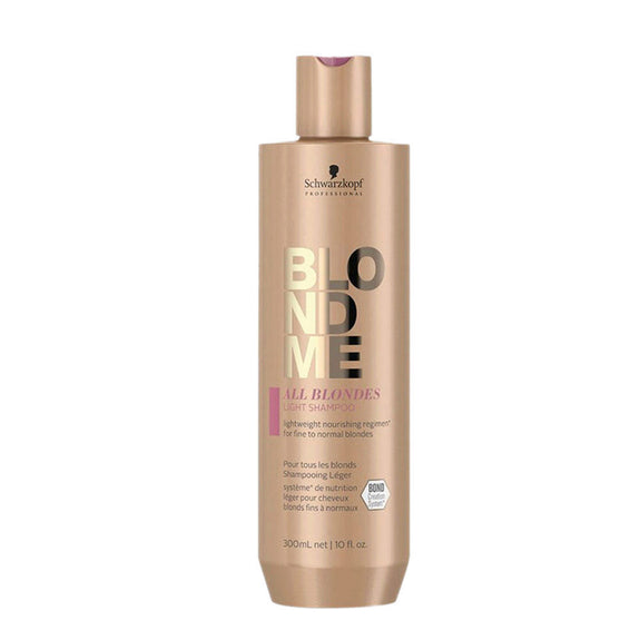 SCHWARZKOPF BLONDME ALL BLONDES LIGHT SHAMPOO - SHAMPOO FOR FINE BLOND HAIR