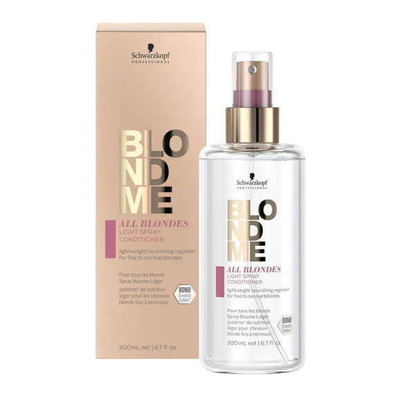 SCHWARZKOPF BLOND ME LIGHT SPRAY LIGHT CONDITIONER SPRAY FOR BLOND HAIR 200ML