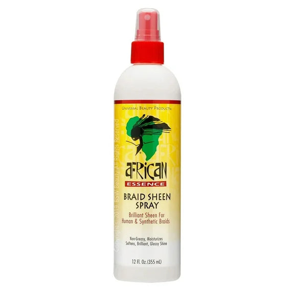 AFRICAN ESSENCE BRAID SHEEN SPRAY 12OZ