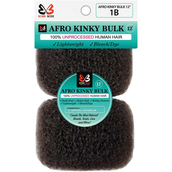 BOBBI BOSS 100% UNPROCESSED HUMAN HAIR AFRO KINKY BULK