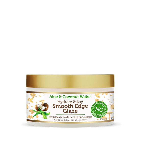 African Pride Moisture Miracle Aloe & Coconut Water Smooth Edge Glaze 170g/6oz
