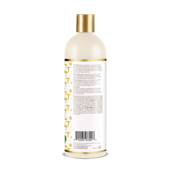 African Pride Moisture Miracle Aloe & Coconut Water Shampoo 354ml
