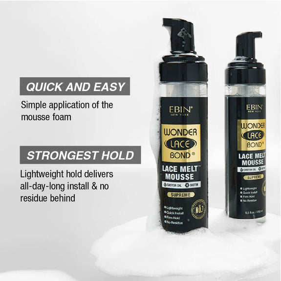 Ebin Wonder Lace Bond Lace Melt Lightweight Mousse Supreme 100ml