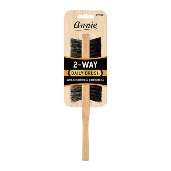 Annie Two Way Wooden Brush 5 Row Soft and Hard