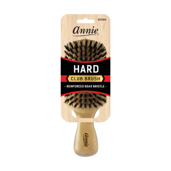 Annie Hard Club Brush Boar & Nylon Bristle Gold