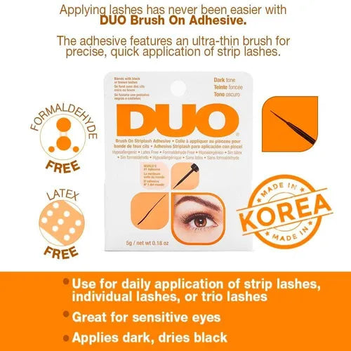 Ardell Duo Brush On Striplash Adhesive Dark 0.25oz