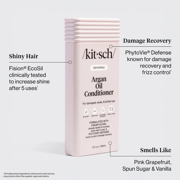 Kitsch Repairing Argan Oil Shampoo & Conditioner Combo