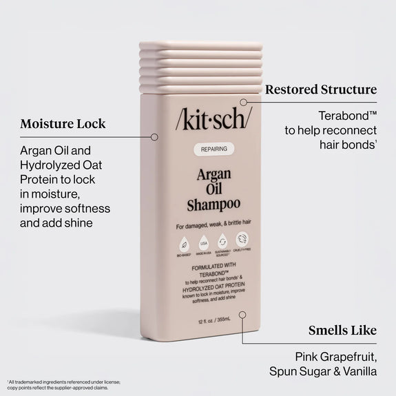 Kitsch Repairing Argan Oil Shampoo 355ml